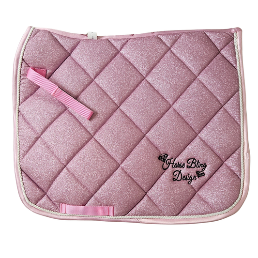 Glimmer Dressurunderlag - Shadow Pink